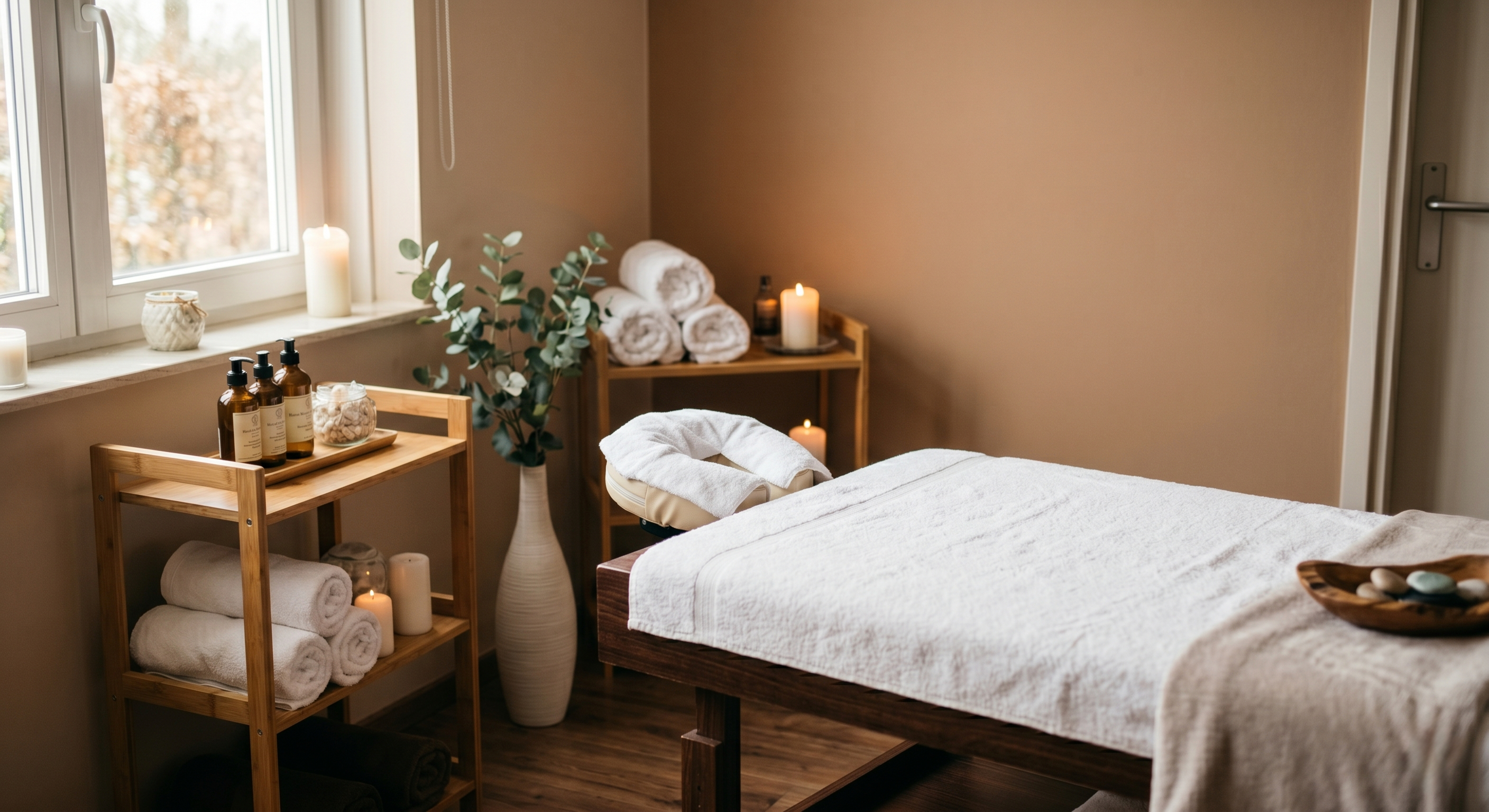 Sfeer in de massagepraktijk van BuzzBalance